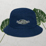 Embroidered Denim Bucket Hat