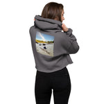 Bucket @ the Beach Crop Hoodie