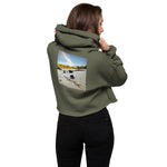 Bucket @ the Beach Crop Hoodie