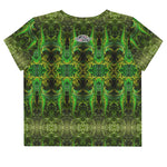 Green Goddess All-Over Crop Tee