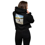 Bucket @ the Beach Crop Hoodie